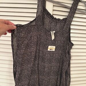 Black and pale pink Women's NWT tank